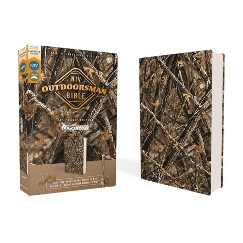 Niv, Outdoorsman Bible, Lost Camo Edition, Leathersoft, Red Letter Edition, Comfort Print: The Field-Ready Cover Blends in But the Words Stand Out wit - Imitation Leather