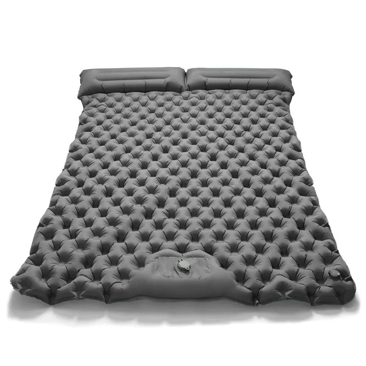 Double Inflatable Camping Mattress – Ultralight Folding Sleeping Pad with Built-in Pump