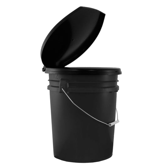 Porta-Potty for Camping and Disasters - Bucket with Toilet Seat Lid