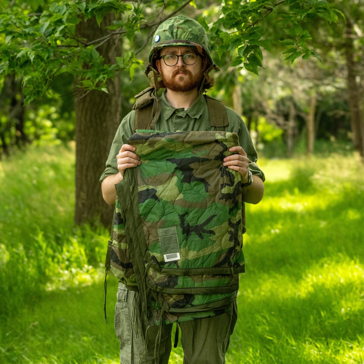 USGI M81 Woodland Poncho Liner/Woobie