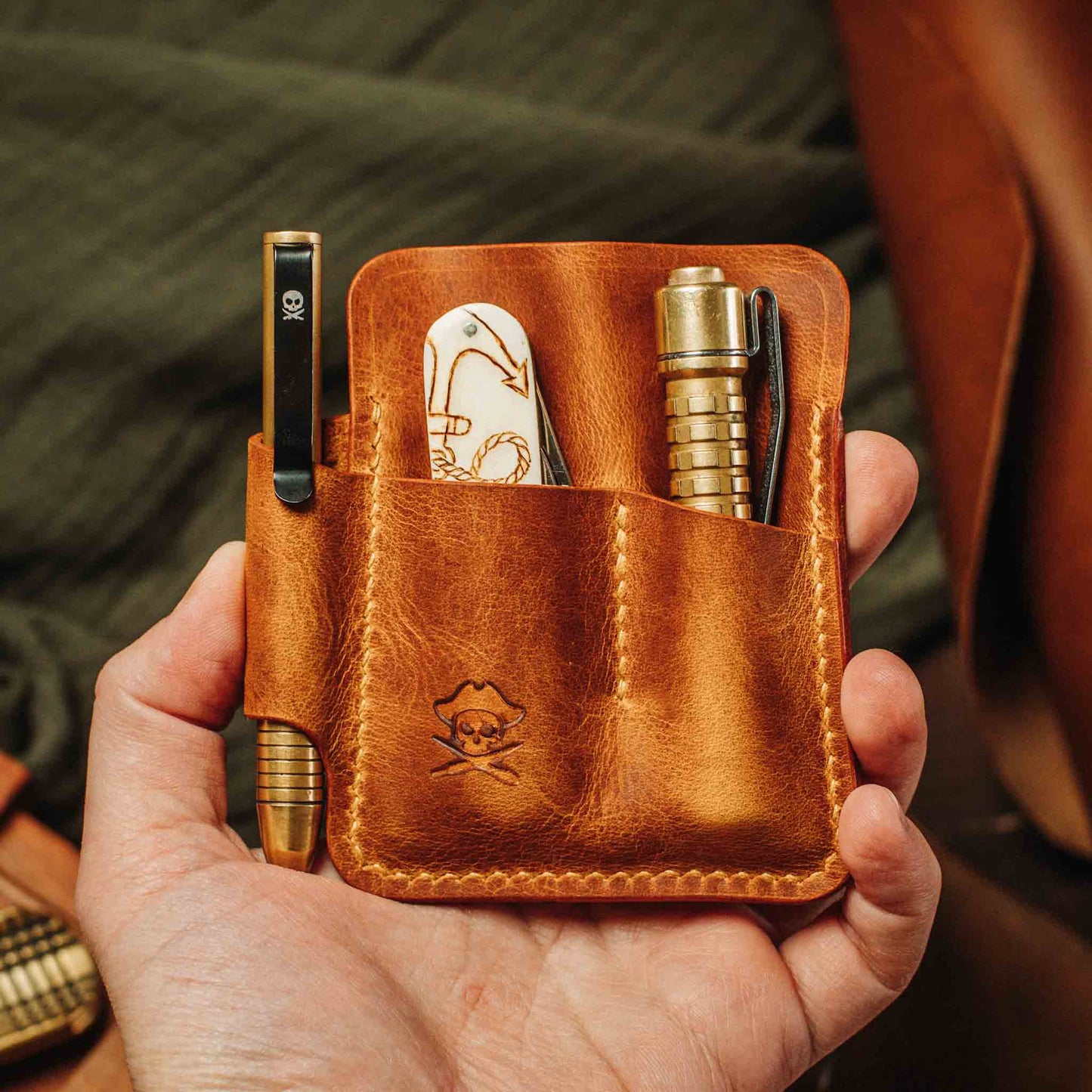 Pirate Goods First Mate Pocket Organizer – Leather EDC Pocket Organizer