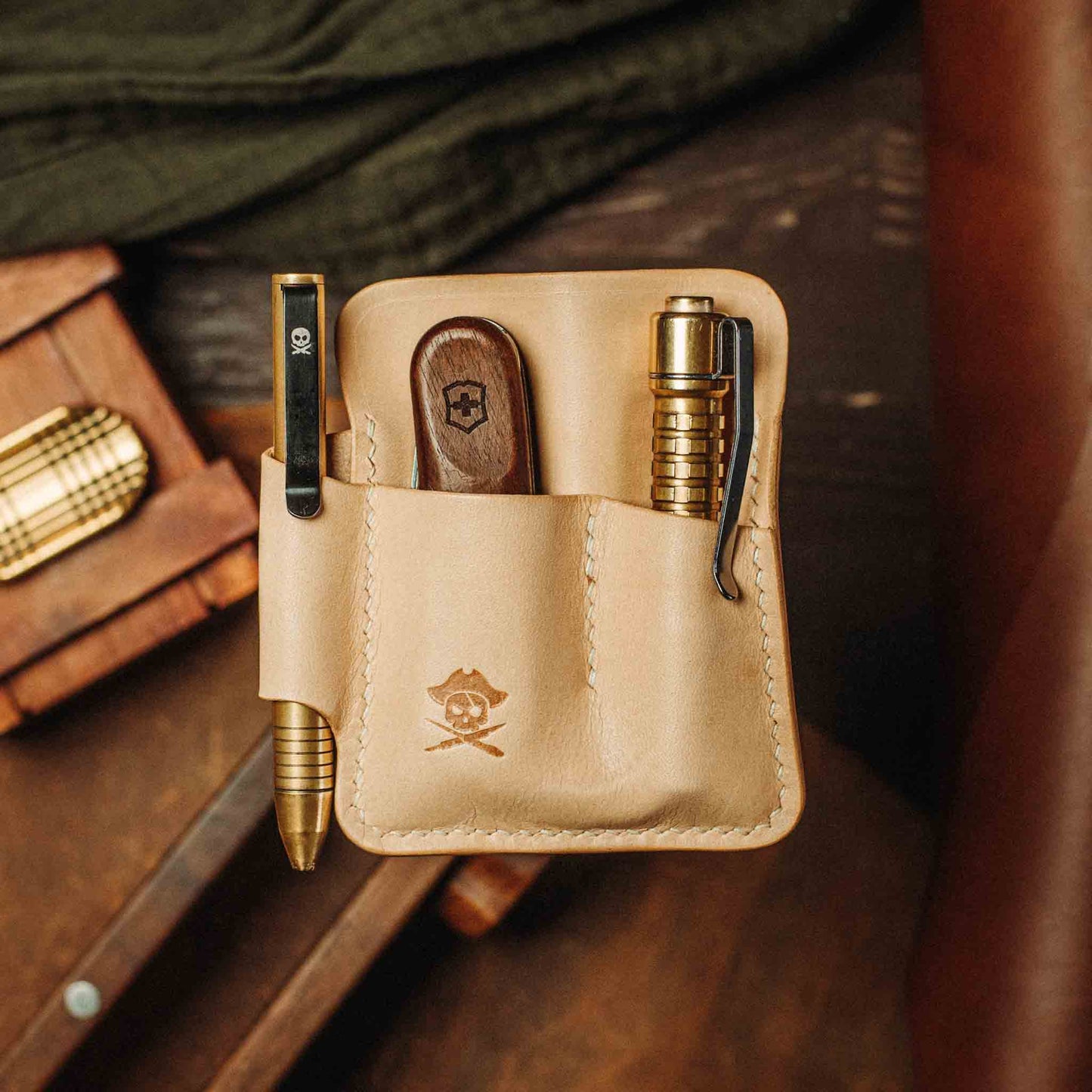 Pirate Goods First Mate Pocket Organizer – Leather EDC Pocket Organizer