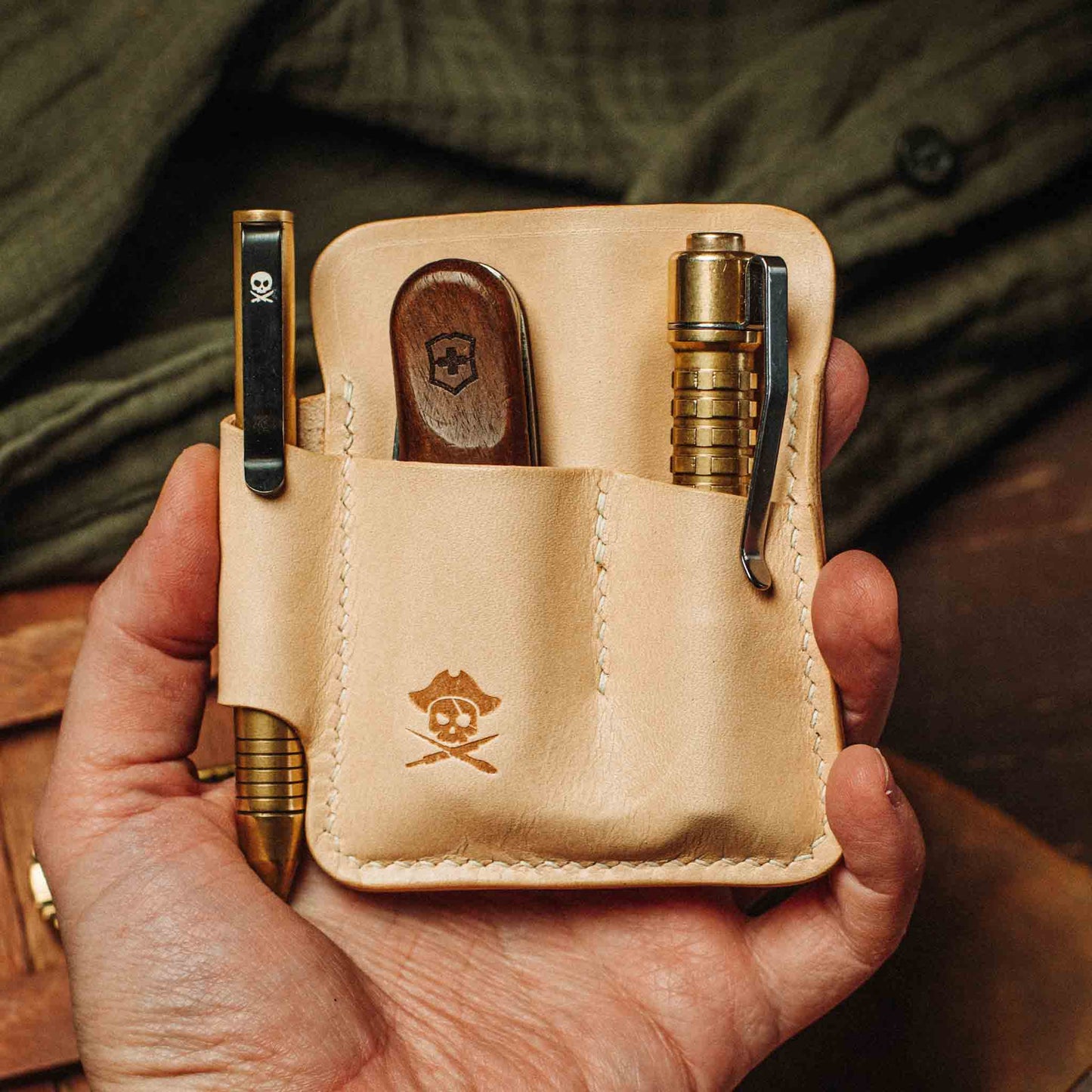 Pirate Goods First Mate Pocket Organizer – Leather EDC Pocket Organizer