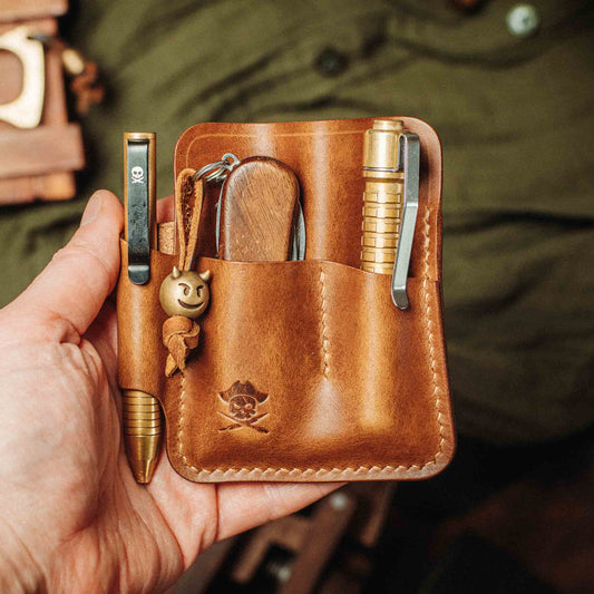 Pirate Goods First Mate Pocket Organizer – Leather EDC Pocket Organizer