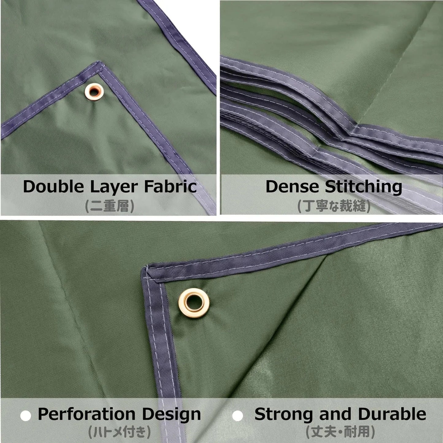 Waterproof Camping Tarp – Multi-Purpose Rain Fly, Ground Cloth & Sunshade for Outdoor Adventures