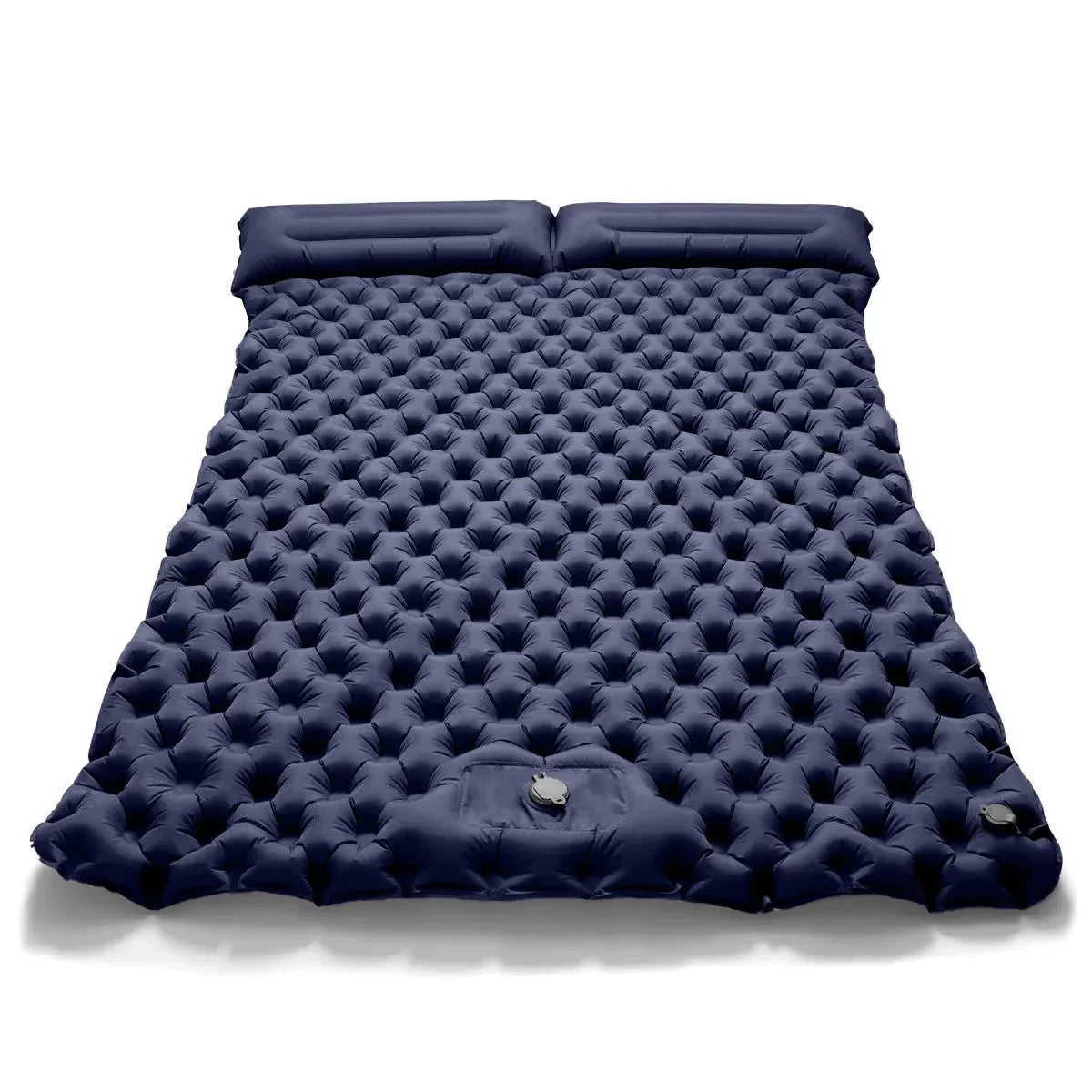Double Inflatable Camping Mattress – Ultralight Folding Sleeping Pad with Built-in Pump
