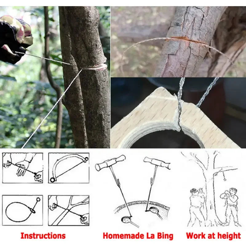 Mini Pocket Wire Saw | Outdoor Camping Survival Gear