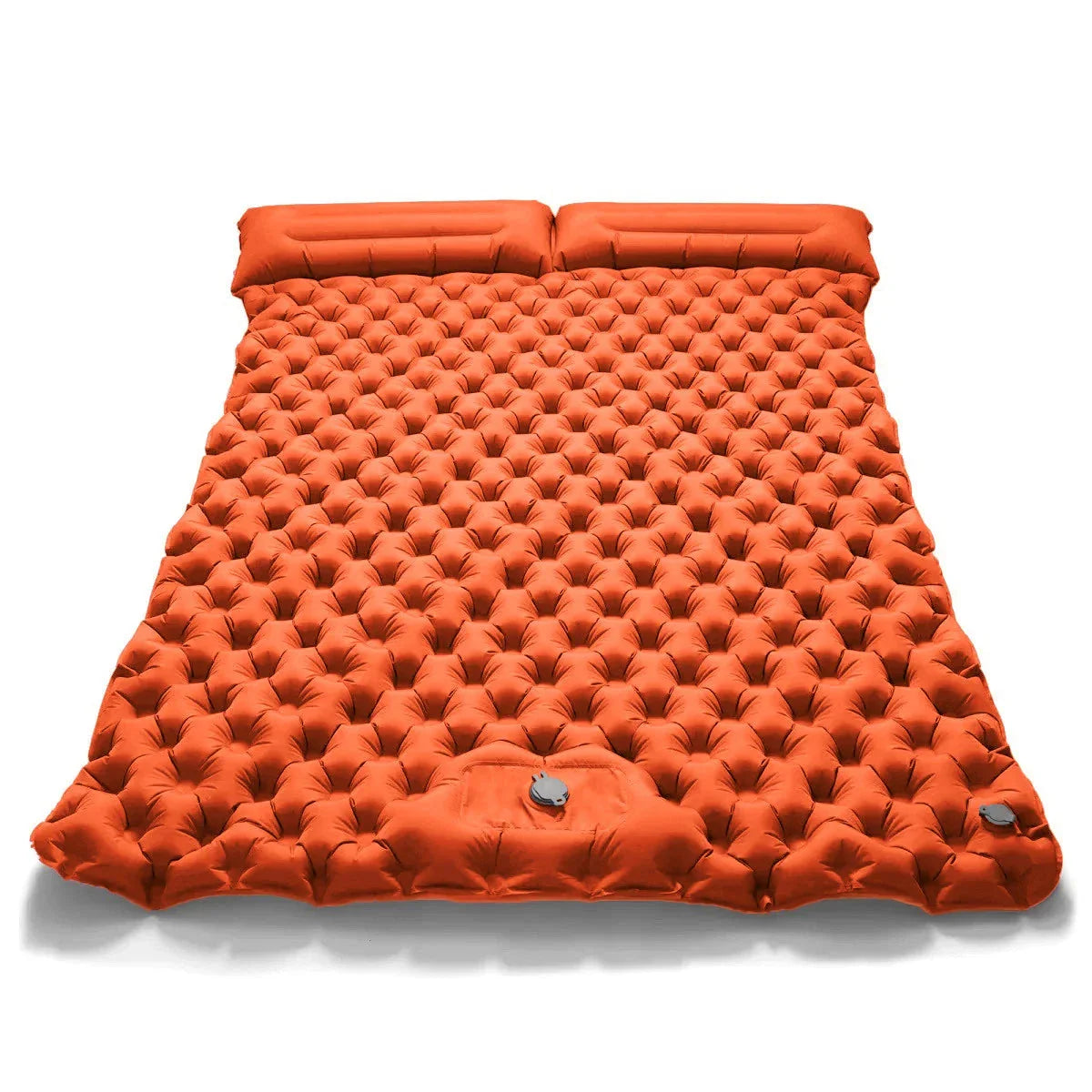 Double Inflatable Camping Mattress – Ultralight Folding Sleeping Pad with Built-in Pump
