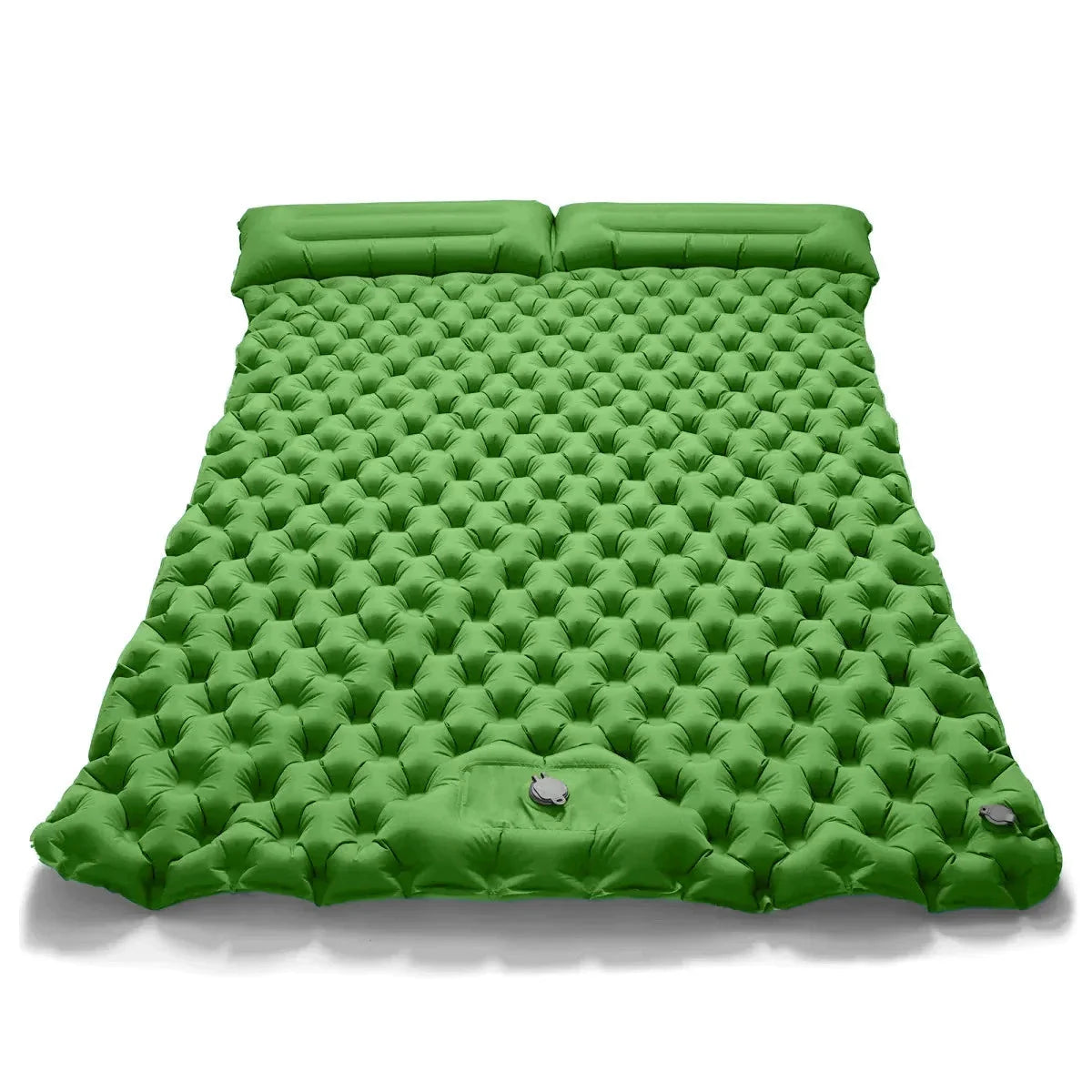 Double Inflatable Camping Mattress – Ultralight Folding Sleeping Pad with Built-in Pump