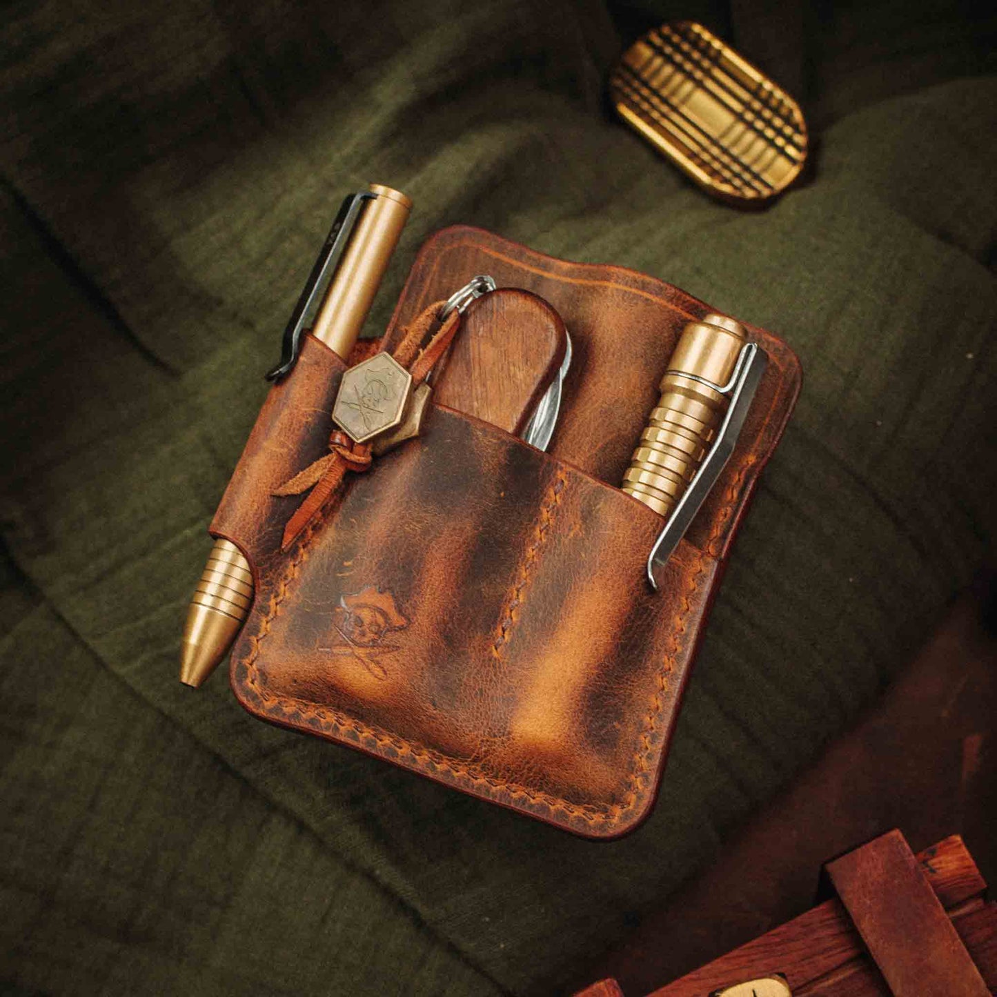Pirate Goods First Mate Pocket Organizer – Leather EDC Pocket Organizer